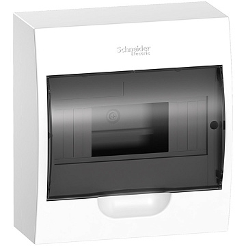 Бокс ОП EASY 9 навесн. с прозр. дверью 1ряд 8мод. SchE EZ9E108S2SRU