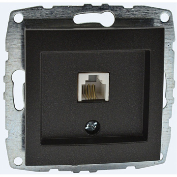 Механизм розетки MONO TF (RJ11) графит 500-002005-124