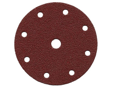 Круги шлифовальные FIT, алюм.-оксид. перф. на липучке 125мм Р120 39666