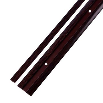 Порог с монт. кан  36мм 0,9м "Идеал" Каштан