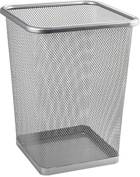 Ведро для мусора квадратное 14л сетка металл САНАКС (414)