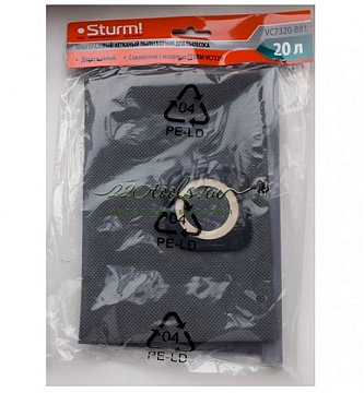 Мешок для пылесосов 20л нетканный Sturm! VC7320-881
