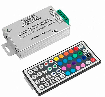 Контроллер GDC-RGB-216-R-IP20-12 RGB для с/д RGB ленты