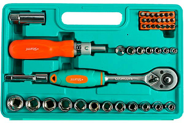 Набор головок 5-19мм и бит 45 пред. Sturm! 1045-20-S45