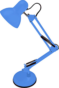 Настольная лампа GTL-040 синий на основ + струбцина 2в1
