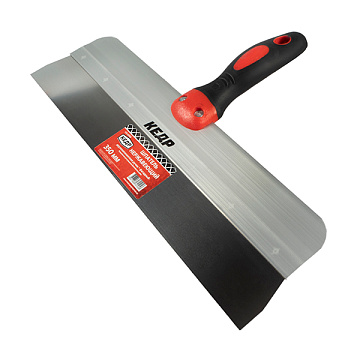 ШПАТЕЛЬ ФАСАДНЫЙ НЕРЖ. 350 ММ ПЛАСТМ. РУЧКА (1/12/120) "КЕДР"  040-0350