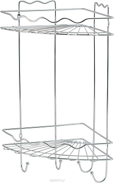 SWENSA Полка угловая 2-ярусная (сетка) SWR-112