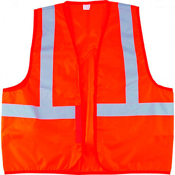 Жилет сигнальный СИБРТЕХ оранжевый XL 89513