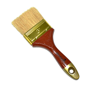 HEADMAN Кисть флейцевая "Профи" нат. щетина 3" (75мм)  682-032