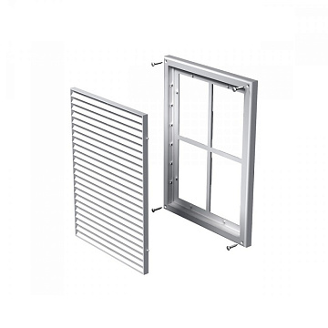 Решетка МВ 160с белая