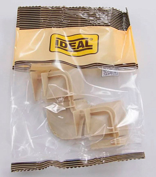 Набор комплектующих к плинтусу для столешницы Идеал Мрамор Бежевый