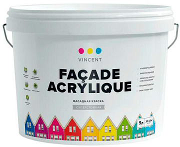 Краска F-2 БАЗА-С фасад акрил.аква 9л