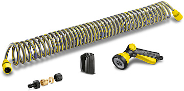 Шланг спиральный 5/16" 10м + коннекторы и распылитель Karcher 2.645-178.0