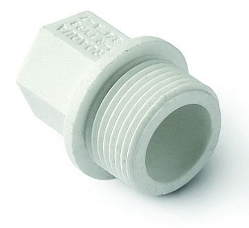 PP-R Заглушка резьбовая Белая 1/2