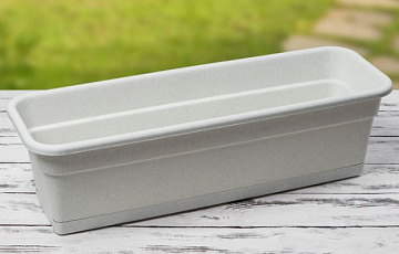 Балконный ящик 60см мрамор1806