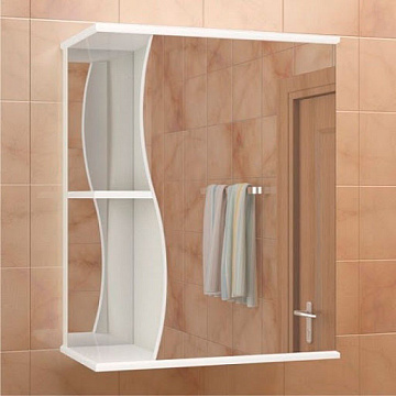 Зеркало ВОЛНА 50 БЕЗ СВЕТА (ЛЕВОЕ)