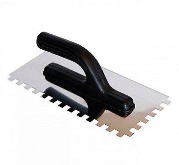 Гладилка CE нержавеющая зубчатая 270*130мм 10*10мм 94057012