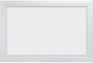 Экран радиатора  Модерн рамка Дедало белый 600х900
