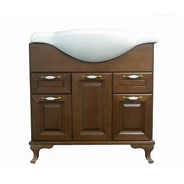 ПАНДОРА 800 (орех) массив Тумба с Умывальником