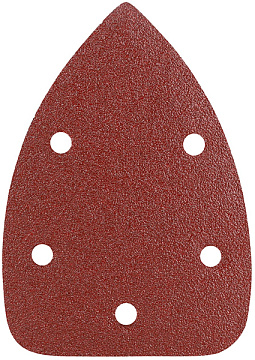 Треугольники шлифовальные на липучке 140х140х80мм Р80 5шт Patriot 820010202