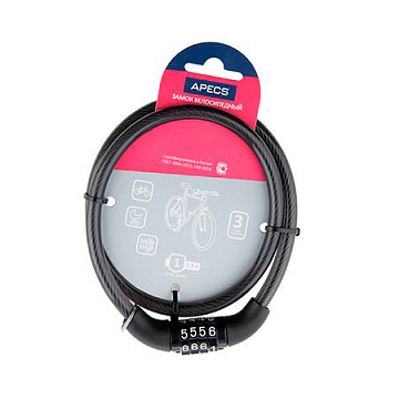 Замок велосипедный PD-82-65см