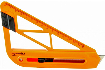 Нож 18мм с линейкой Sparta 789195