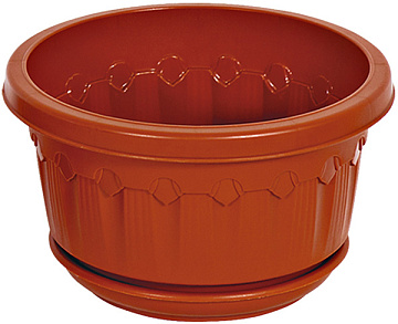 Кашпо Флавия 2,5л терракот.159 Эльф