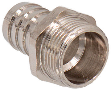 Штуцер латунный (НАРУЖН) Ду,1 * 20мм