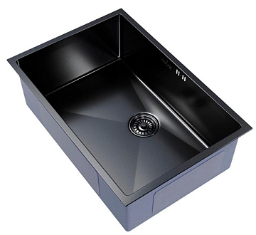 Мойка из нержавеющей стали MIXLINE PRO 65*44 толщ.3,0*0,8мм, глубина 200мм ()