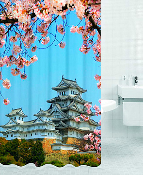 Штора для ванной BATH KYOTO (Япония) 180*200 DSP3023