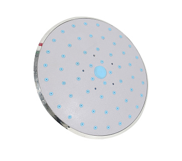 Душ верхний d150мм круглый без подсветки белый пластик ERLIT (0911015004)