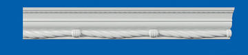 Плинтус потолочный Lifeplex LP-P25/50 2м