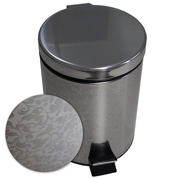 Ведро круглое с орнаментом 7л (507)