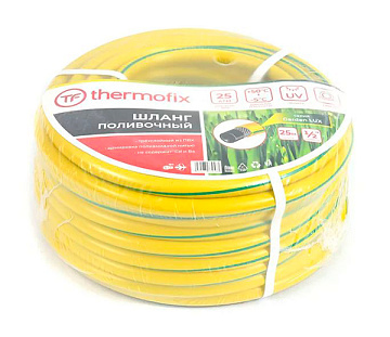 Шланг поливочный Thermofix Garden LUX 3/4*25м жёлтый