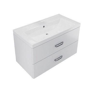 MIRSANT FUJI 80 Тумба подвесная с Умывальником (умывальник DEEP-80)