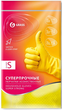 Перчатки GRASS резиновые S 0740