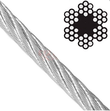 d1 (200м) ОЦ. Трос для растяжки без оплетки