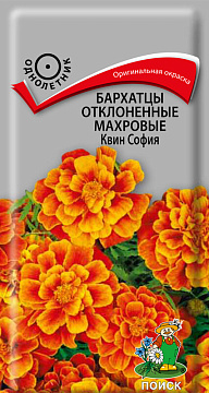 Семена Бархатцы Квин София 0,4г Поиск