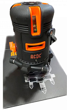 Лазарный уровень (E0055) зеленый 5 лучей.ACDC