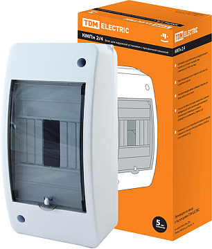 Бокс КМПн 2/4 для наруж уст с крыш  IP30 TDM SQ0907-0004