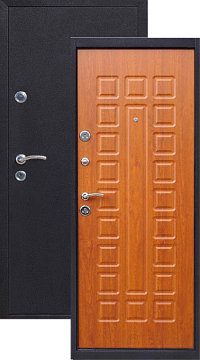 Дверь входная металлическая Йошкар Золотистый Дуб 960*2050мм, левая