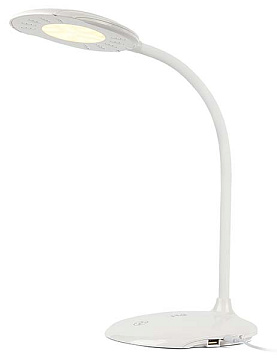 Настольная лампа Эра NLED-457-6W-W белый 