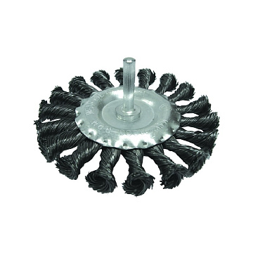 Щетка-крацовка дисковая витая для дрели 75мм (30/180) 70993 БИБЕР