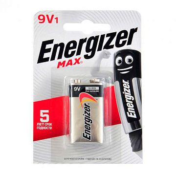 Элемент питания ENERGIZER MAX 9V 522 1шт*12