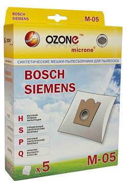 Ozone micron M-05 для пылесосов Bosch Typ D, T, F, G синтетический