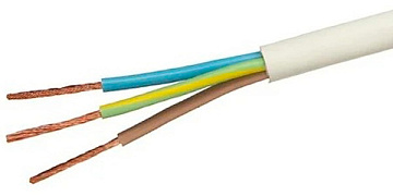 Провод ПВС 3х2,5 ГОСТ белый