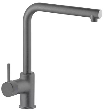 Смеситель ЛАТУНЬ для кухни AZARIO EVANS серый гранит матовый (AZ-152944407)