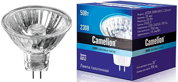 Лампа галогенная CAMELION JCDR 50W 220v