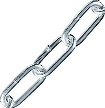 d2 Цепь сварная длиннозвенная, оцинков. DIN763 (150м)