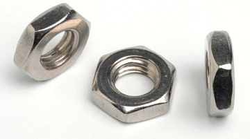 Гайка DIN439 шестигр. низкая нерж. А2  М 4 фас (25)